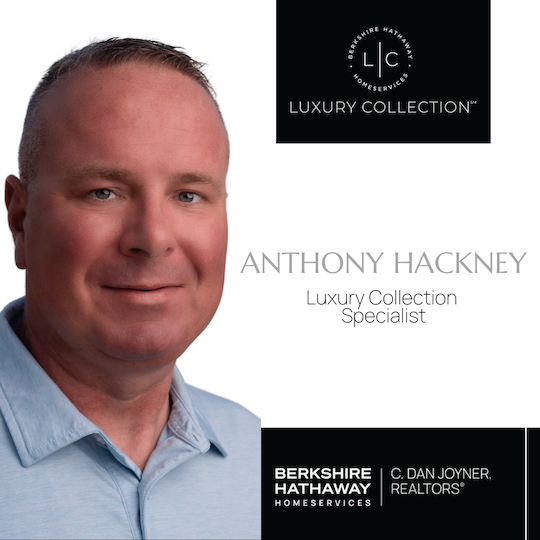 ANTHONY HACKNEY RECEIVES PRESTIGIOUS LUXURY COLLECTION SPECIALIST DESIGNATION